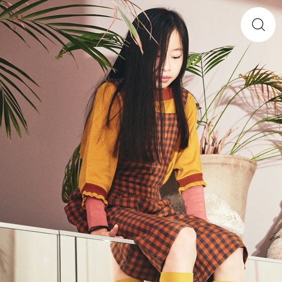 Rust and Blue Checkered Overalls by A Monday in Copenhagen - Picture 3 of 4